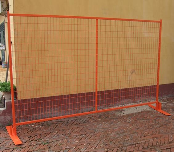 High Strength Low Carbon Steel Temporary Site Fencing Safety Easy Installation Ca