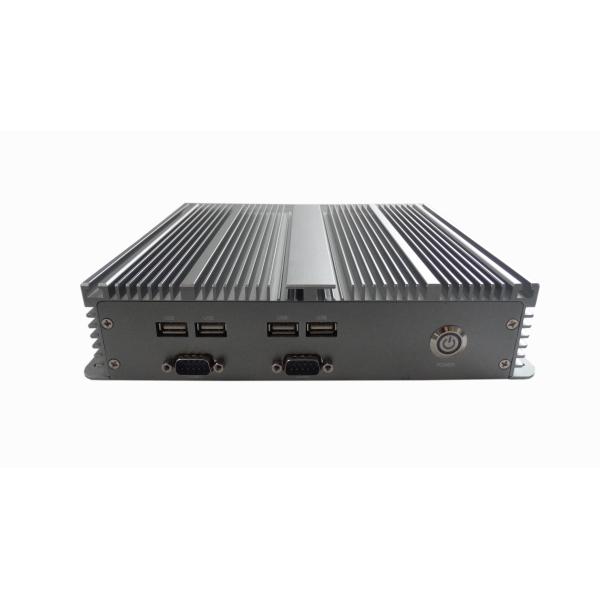 All Aluminum Embedded Industrial PC / Industrial Box PC 2LAN 6COM 6USB
