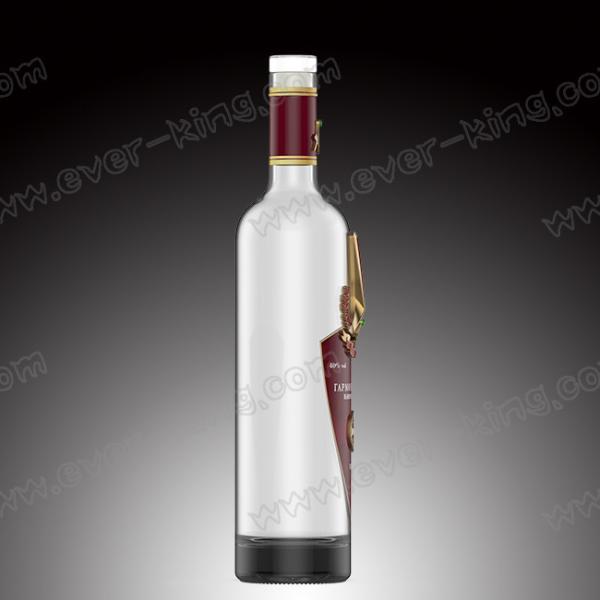 Custom Shield Stickers Printing Metal Liquor Bottle Label Waterproof