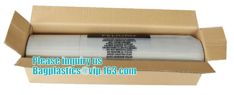 Heavy Duty Construction Plastic Asbestos Bag Waste Bag,Heavy Duty Disposal Polythene bags For Asbestos Removal BAGEASE