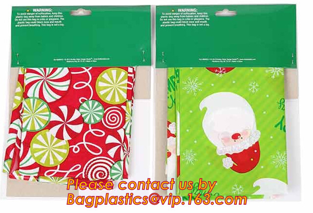 Custom CPE semitransparent printing frosted corded beaded gift bags,lovely children clothes gift packing plastic bag