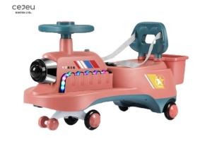 Babygo Upgrade Audio Visual Twist Car Children Rollerblading Widened Caster