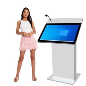 China School Classroom Smart Digital Podium Lectern With Microphone And Speaker wholesale