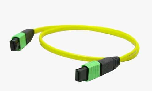 Male/UPC - Male/UPC SMF MPO Fiber Optic Patch Cord 2 To 24 Cores IS0 ROHS Listed