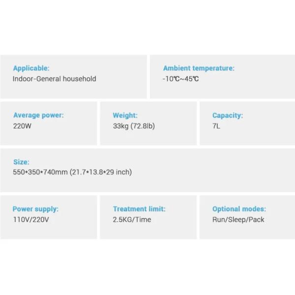 Biological Countertop Compost Machine Recycle With Air Switch Control