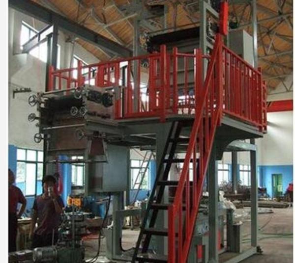Quality 70-80 Kg/H High Output PVC Shrink Film Blowing Machine Rotary Blowing Unit for sale