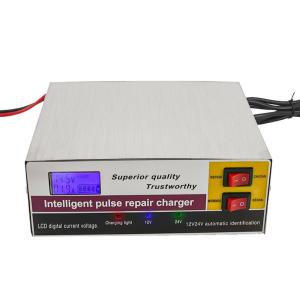 China Connector Current Protection 12V 24V 10a Car Battery Charger with Desulfator and Pulse Repair Protect Your Investment wholesale