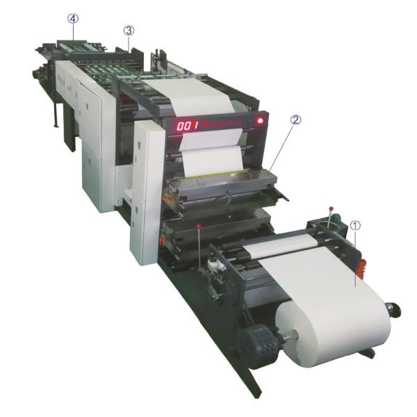 Fully Automatic Exercise Book Machine with Slitting Folding and Cutting Functions