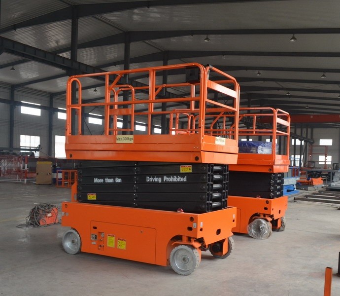 10m Battery Driven Self Propelled Electric Scissor Lift