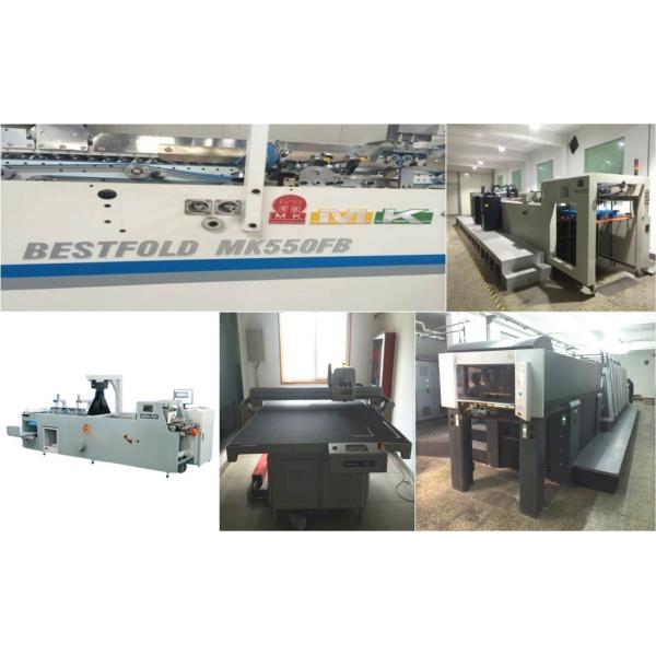 Full Automation Custom Made Recycling Packaging 350g Withe Paper Box For Gift