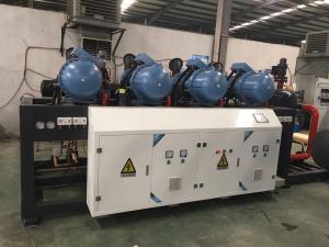 China Low Temperature Screw Four Parallel Hanzhong Compressor Condensing Unit Price wholesale