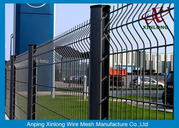 Quality Fashionable 3D Curved Welded Wire Mesh Fence For Private Ground / Transit for sale