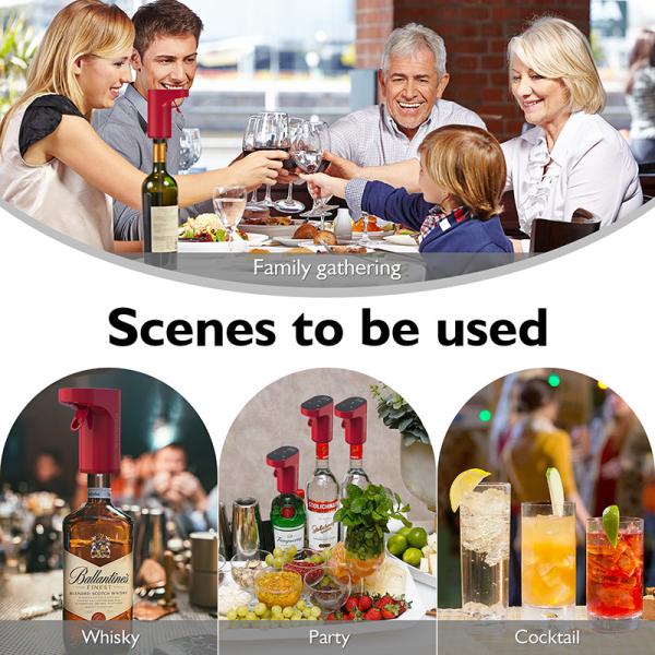 4.5W Smart Wine Dispenser With LED Touch Screen Display