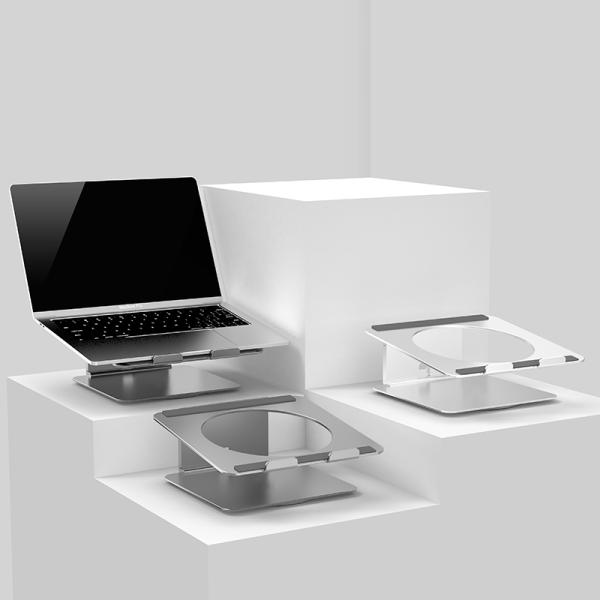 1552g Aluminium 360 Degree Rotating Laptop Stand 110mm Height