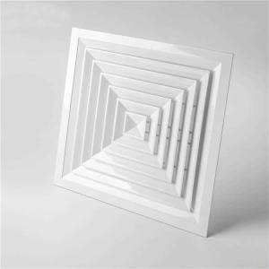 Sidewall Air Diffuser Ceiling Fixed Blade 1mm Frame 300x300mm