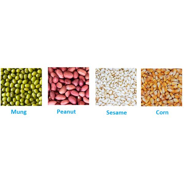 Vibrated 6 Chutes Corn Color Sorter Cashew Colour Sorting Machine