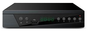 China Mpeg4 H.264 ATSC Set Top Box 168mm Analog To Digital Converter Box 3d Game wholesale