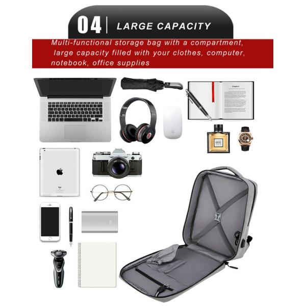 Large Capacity Fashionable Laptop Bags , Scratch Resistant School Laptop Backpack