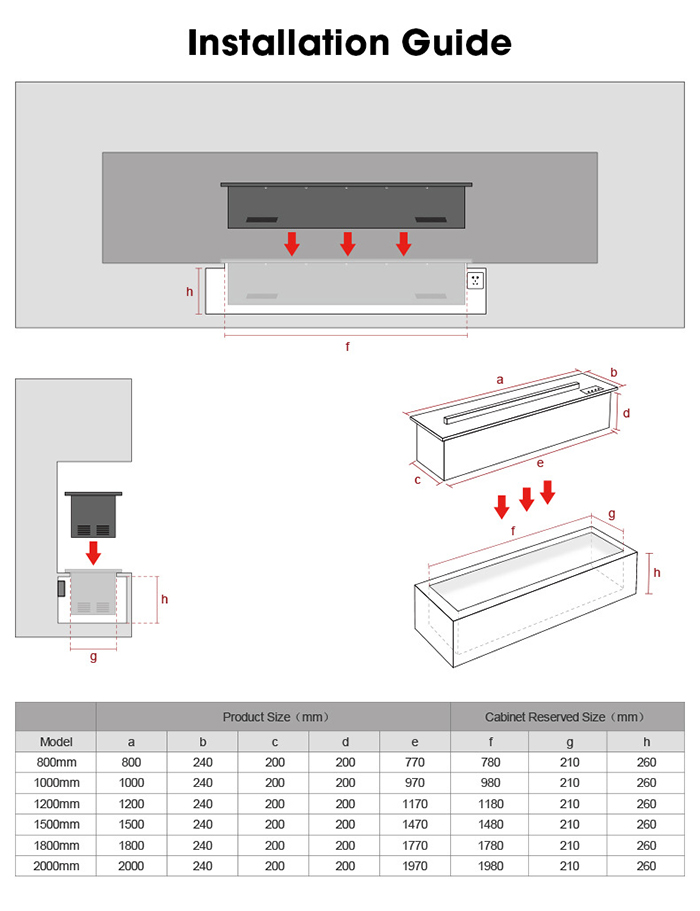 water vapor fireplace