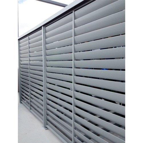Lightweight Architectural Aluminum Louvers Custom Vertical Louvered Shutters