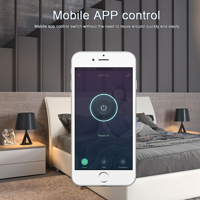 Glomarket 2 Gang Wifi Smart Switch With Neutral Smart Dimmer Light Touch Switch Support Voice Control For Home