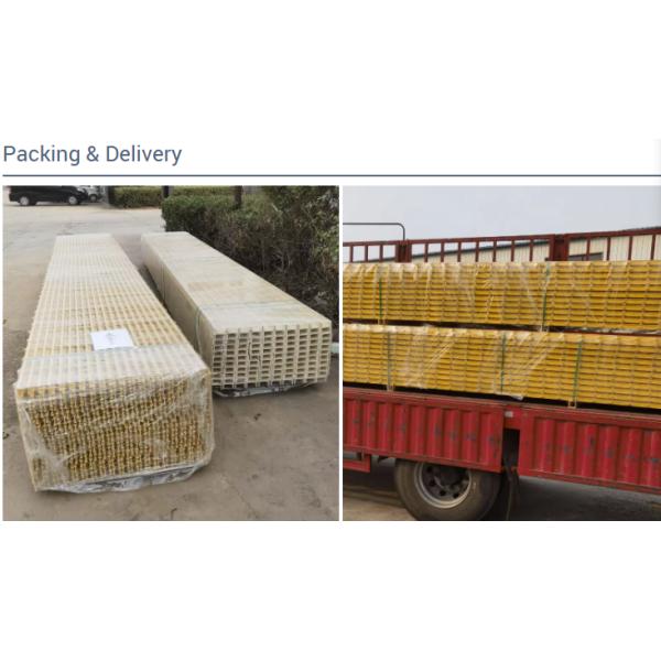 Durable UV Free Smooth Frp Grating Mould 38x38x38mm Grp Tree Grate Flexilble Anti Corrosion