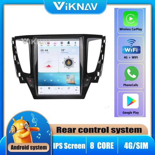 12.1 Inch Android 8 Core Car radio For 2020 pajero sport Navigation GPS Multimedia DVD Player Wireless Carplay 4G