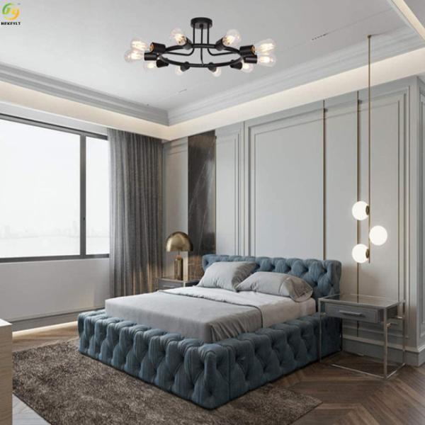 Bronze Iron Nordic Pendant Light Modern Type LED Light Source
