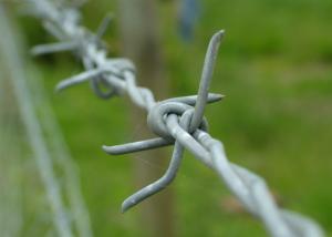 Galvanized ety Farm Single Twist Barbed Wire 14 Gauge Protective High Tensile