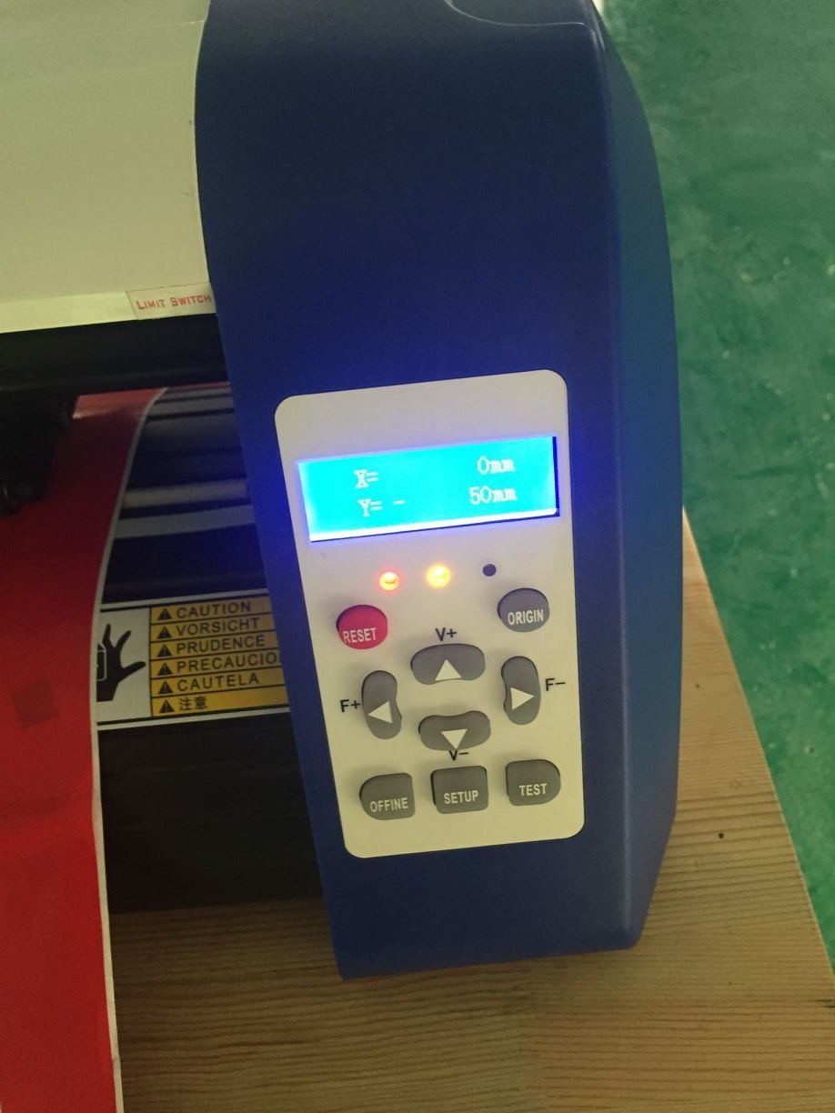 High Speed Vinyl Cutter Sign Cutting Plotter With Manual Contour Cut Functions