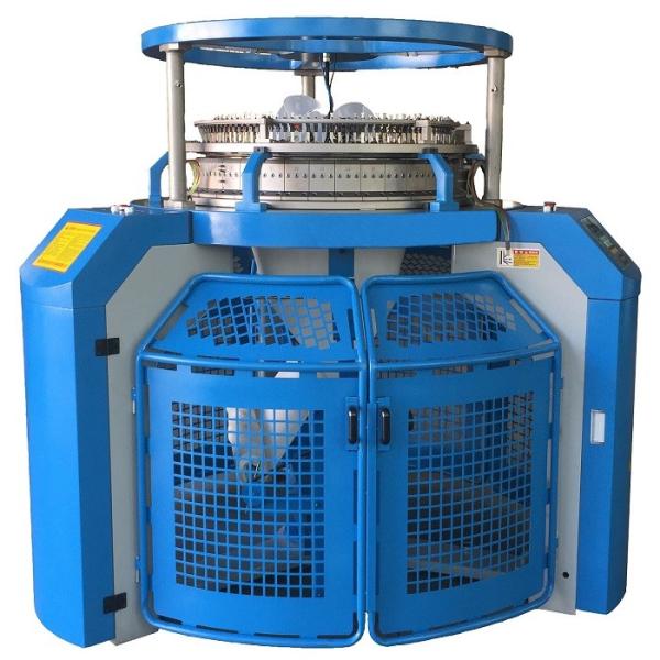 Quality French Terry Fbric Single Jersey Fleece Circular Knitting Machine PLC 5.5KW-11.5KW for sale