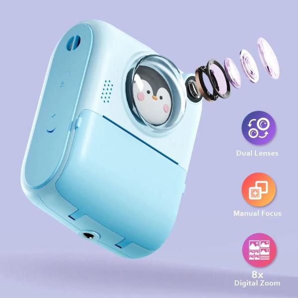 Quality Kids Camera Instant Print Photo 1080P Video Digital Thermal Printing for sale