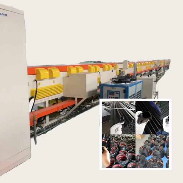 Rubber Cold Feed Extruder For Producing EPDM Rubber Sealing Strips