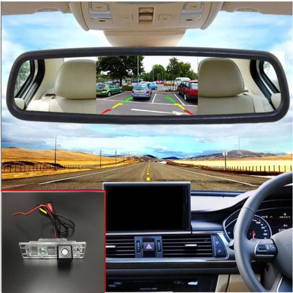 Quality 4.5 Inch Rear View Backup Camera , Backup Camera Mirror 350cd/m2 Brightness for sale