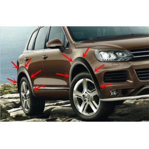 China Black Plastic PP Volkswagen Touareg 2011 Wheel Arch Flares Durable wholesale