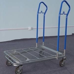 China Warehouse Logistic Heavy Duty Material Handling Trolley For Cargos on sale