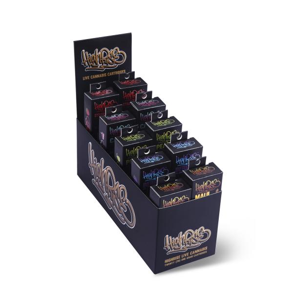 Spot UV Display Carton Boxes For Cartridge 260mmx95mmxH100mm