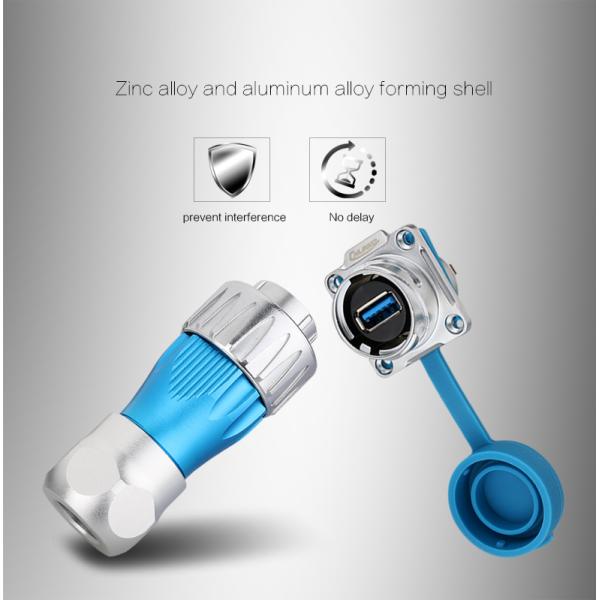 CNLINKO IP68 Waterproof DH24 USB Cable Extension Usb Port Front Panel Mount Connector