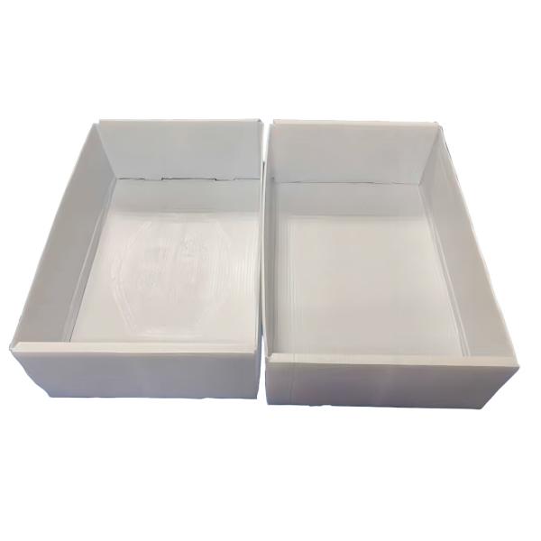 White Plastic Corrugated Boxes Customized Corrugated Plastic Crates Waterproof For Wardrobe
