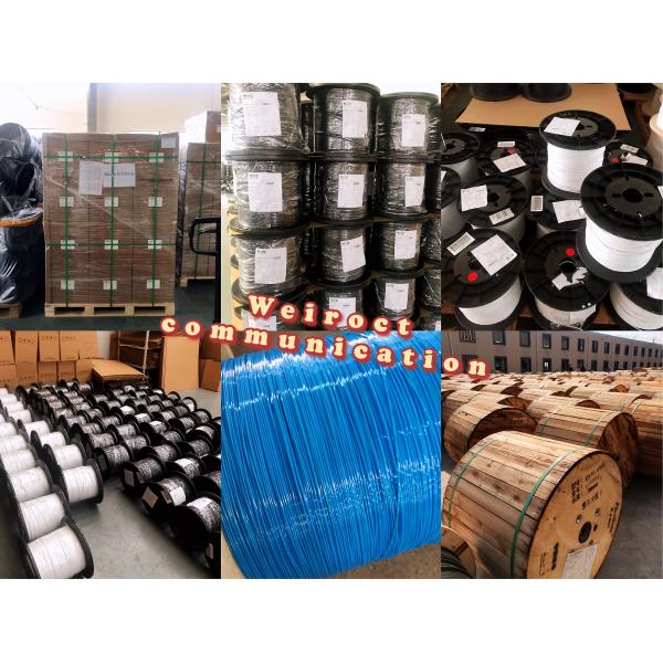 Waterproof 12 24 Core G652 ADSS Overhead Fiber Optic Cable
