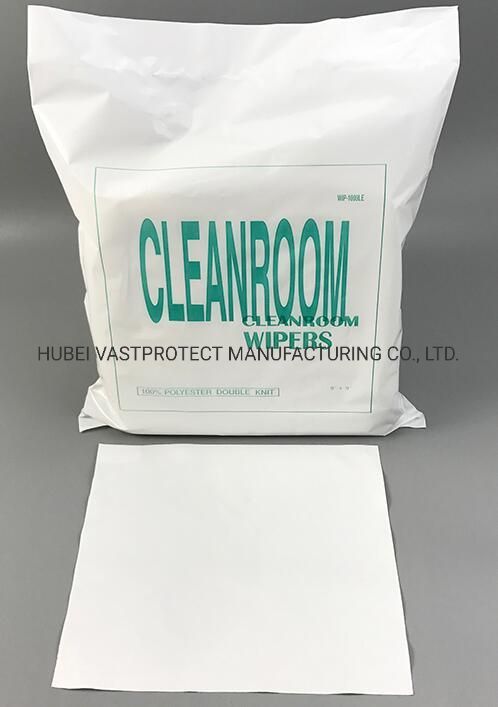 Lint Free 100% Polyester Cleanroom Wipers for Phone Touch Screen
