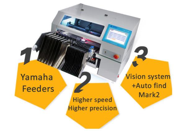 Quality CHMT530P Vision + Mark2 with Yamaha Feeder SMT Pick and Place Machine Surface Mouting for sale