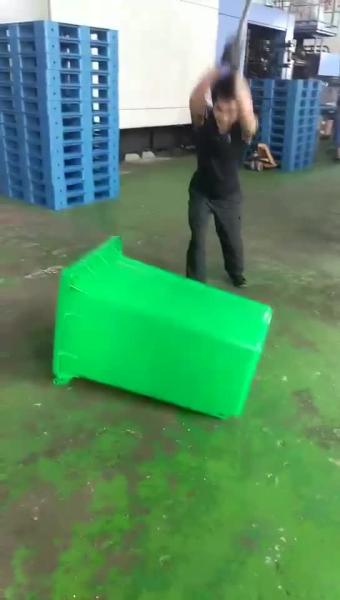 Quality plastic waste container with wheel standing garbage bin wheelie dustbin for sale
