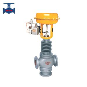 China CF8 Pneumatic Diaphragm Control Valve Three Way Combined Flow Regulating Valve wholesale