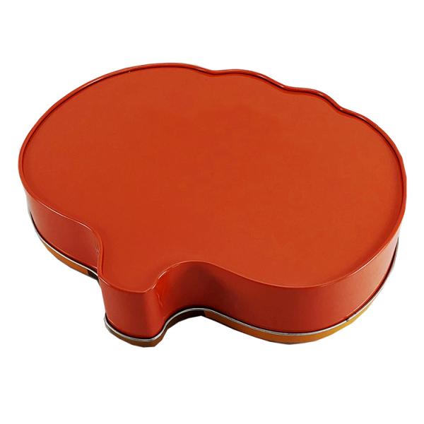 Pumpkin Shaped Halloween Tin Box Multipurpose Antirust For Chocolate