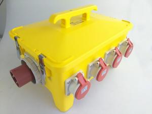 China 125A 36 Ways Mobile Power Distribution Box Linear Low Density Polyethylene Shell wholesale
