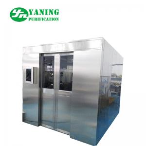 China Automatic Control Air Shower Pass Gate with Facial Fingerprint Reader for class 10000 clean room wholesale