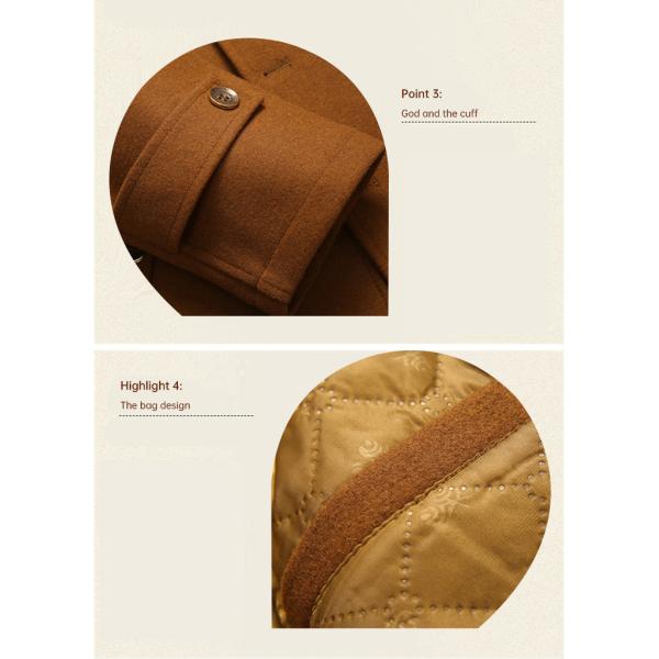 GARMENT DYED Customise OEM Winter Suit for Men's Woolen Business Casual Small Suit