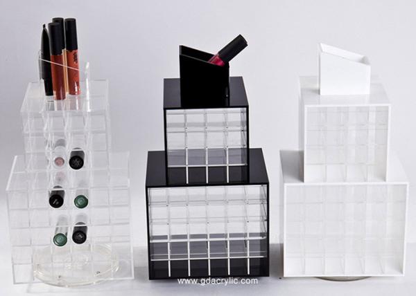 Quality 96 Component Acrylic Rotating Acrylic Lipstick Holder Display Stand for sale