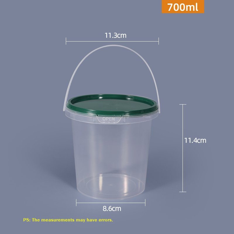 Enjoy Delicious Ice Cream with Our 16oz Butter Spread Box 350ml-700ml Plastic Bucket